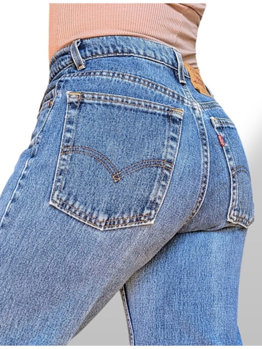 Levi’s 551 Vintage 90s Women’s Sz 28 High Rise Tapered Leg Jeans USA Made